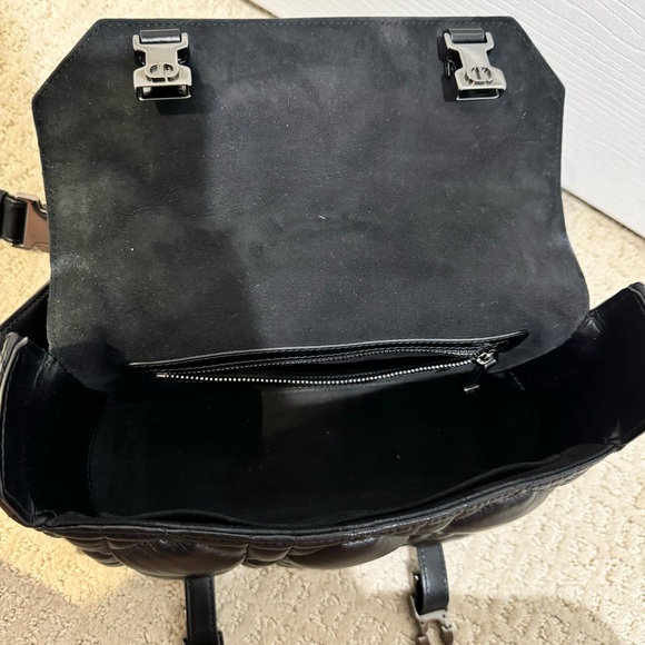 Christian Dior Small Diorcamp Bag Macrocannage Balck Leather Gunmetal Hardware - Picture 11 of 15